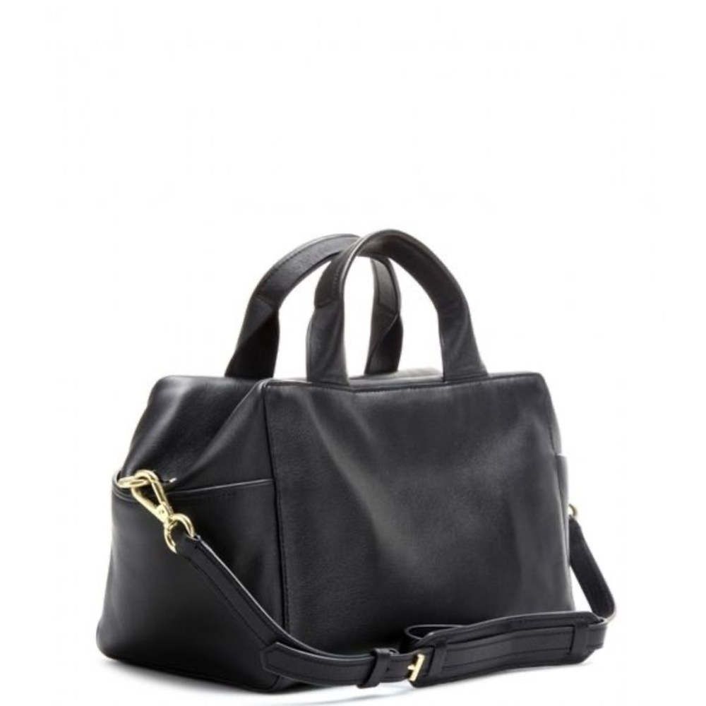 RARE Reed Krakoff Track Satchel Black Leather